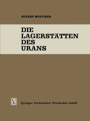 cover image of Die Lagerstätten des Urans